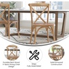 image:imageFlash Furniture Advantage Light Brown XBack ChairMedium White Grain