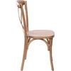 image:imageFlash Furniture Advantage Light Brown XBack ChairMedium White Grain