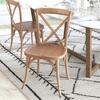 image:imageFlash Furniture Advantage Light Brown XBack ChairMedium White Grain