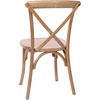 image:imageFlash Furniture Advantage Light Brown XBack ChairMedium White Grain
