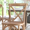 image:imageFlash Furniture Advantage Light Brown XBack ChairMedium White Grain