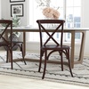 image:imageFlash Furniture Advantage Light Brown XBack ChairWalnut