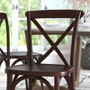image:imageFlash Furniture Advantage Light Brown XBack ChairWalnut