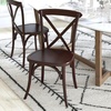 image:imageFlash Furniture Advantage Light Brown XBack ChairWalnut