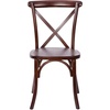 image:imageFlash Furniture Advantage Light Brown XBack ChairWalnut