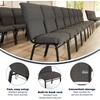 image:imageFlash Furniture Advantage Maroon Discount Church Chair  21 in WideBlack Marble FabricBlack Frame