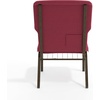image:imageFlash Furniture Advantage Maroon Discount Church Chair  21 in WideBurgundy Pattern FabricGold Vein Frame