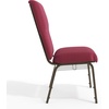 image:imageFlash Furniture Advantage Maroon Discount Church Chair  21 in WideBurgundy Pattern FabricGold Vein Frame