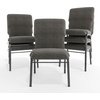 image:imageFlash Furniture Advantage Maroon Discount Church Chair  21 in WideCharcoal Gray FabricSilver Vein Frame