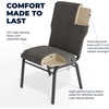 image:imageFlash Furniture Advantage Maroon Discount Church Chair  21 in WideCharcoal Gray FabricSilver Vein Frame