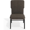 image:imageFlash Furniture Advantage Maroon Discount Church Chair  21 in WideFossil FabricBlack Frame