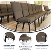 image:imageFlash Furniture Advantage Maroon Discount Church Chair  21 in WideJute FabricBlack Frame