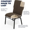 image:imageFlash Furniture Advantage Maroon Discount Church Chair  21 in WideJute FabricBlack Frame