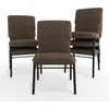 image:imageFlash Furniture Advantage Maroon Discount Church Chair  21 in WideJute FabricBlack Frame