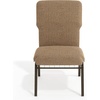 image:imageFlash Furniture Advantage Maroon Discount Church Chair  21 in WideMixed Tan FabricGold Vein Frame