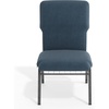 image:imageFlash Furniture Advantage Maroon Discount Church Chair  21 in WideNavy FabricSilver Vein Frame