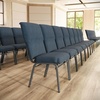 image:imageFlash Furniture Advantage Maroon Discount Church Chair  21 in WideNavy FabricSilver Vein Frame