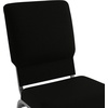 image:imageFlash Furniture Advantage Navy Church Chairs 185 in WideBlack FabricSilver Vein Frame