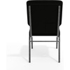 image:imageFlash Furniture Advantage Navy Church Chairs 185 in WideBlack FabricSilver Vein Frame