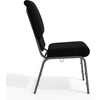 image:imageFlash Furniture Advantage Navy Church Chairs 185 in WideBlack FabricSilver Vein Frame