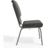 image:imageFlash Furniture Advantage Navy Church Chairs 185 in WideCharcoal Gray FabricSilver Vein Frame