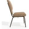 image:imageFlash Furniture Advantage Navy Church Chairs 185 in WideMixed Tan FabricGold Vein Frame