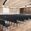 image:imageFlash Furniture Advantage Navy Church Chairs 185 in WideNavy FabricSilver Vein Frame