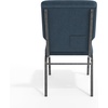 image:imageFlash Furniture Advantage Navy Church Chairs 185 in WideNavy FabricSilver Vein Frame