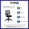 image:imageFlash Furniture Alber MidBack Black Mesh Swivel Task Office ChairBlack