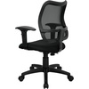 image:imageFlash Furniture Alber MidBack Black Mesh Swivel Task Office ChairBlack