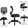 image:imageFlash Furniture Alber MidBack Black Mesh Swivel Task Office ChairBlack