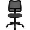 image:imageFlash Furniture Alber MidBack Black Mesh Swivel Task Office ChairGrey