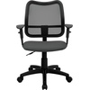 image:imageFlash Furniture Alber MidBack Black Mesh Swivel Task Office ChairGrey
