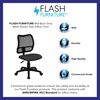 image:imageFlash Furniture Alber MidBack Black Mesh Swivel Task Office ChairGrey