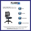 image:imageFlash Furniture Alber MidBack Black Mesh Swivel Task Office ChairNavy Blue