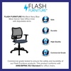 image:imageFlash Furniture Alber MidBack Black Mesh Swivel Task Office ChairNavy Blue