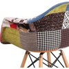 image:imageFlash Furniture Alonza Series Milan Patchwork Fabric Chair with Wooden Legs