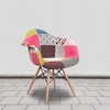image:imageFlash Furniture Alonza Series Milan Patchwork Fabric Chair with Wooden Legs