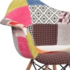 image:imageFlash Furniture Alonza Series Milan Patchwork Fabric Chair with Wooden Legs