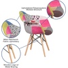 image:imageFlash Furniture Alonza Series Milan Patchwork Fabric Chair with Wooden Legs