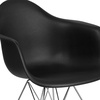image:imageFlash Furniture Alonza Series White Plastic Chair with Chrome BaseBlack