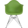 image:imageFlash Furniture Alonza Series White Plastic Chair with Chrome BaseGreen
