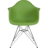 image:imageFlash Furniture Alonza Series White Plastic Chair with Chrome BaseGreen