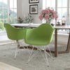 image:imageFlash Furniture Alonza Series White Plastic Chair with Chrome BaseGreen