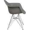 image:imageFlash Furniture Alonza Series White Plastic Chair with Chrome BaseMoss Gray