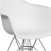 image:imageFlash Furniture Alonza Series White Plastic Chair with Chrome BaseWhite