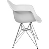 image:imageFlash Furniture Alonza Series White Plastic Chair with Chrome BaseWhite