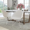 image:imageFlash Furniture Alonza Series White Plastic Chair with Chrome BaseWhite