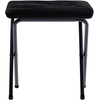 image:imageFlash Furniture Archer Saucer Chair with Folding Steel Frame Portable Oversized Saucer Chair for Dorm or Bedroom 28 Dusty Aqua Faux FurSoft Gold FrameBlack FabricBlack Frame
