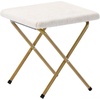 image:imageFlash Furniture Archer Saucer Chair with Folding Steel Frame Portable Oversized Saucer Chair for Dorm or Bedroom 28 Dusty Aqua Faux FurSoft Gold FrameIvory Faux Shearling FabricSoft Gold Frame